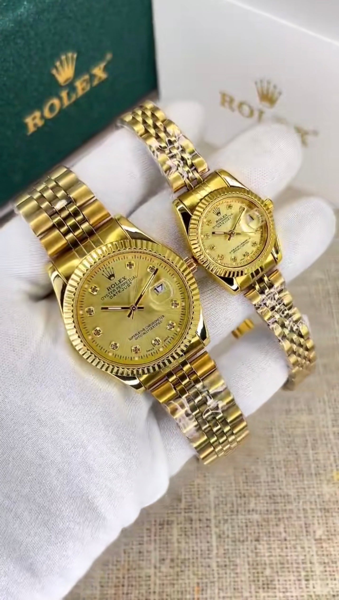 Rolex Date-Just Couple Edition In Japanese Quartz