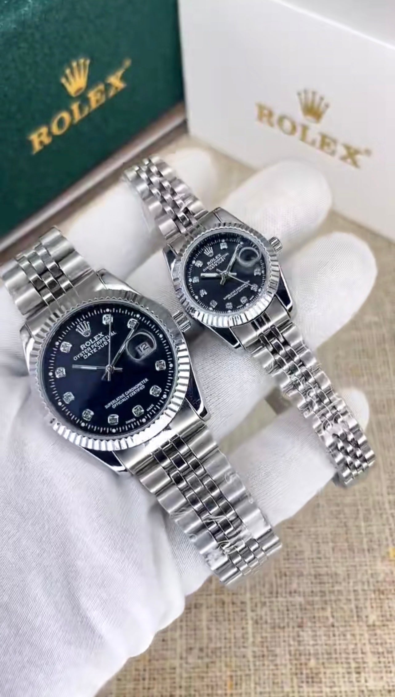 Rolex Date-Just Couple Edition In Japanese Quartz