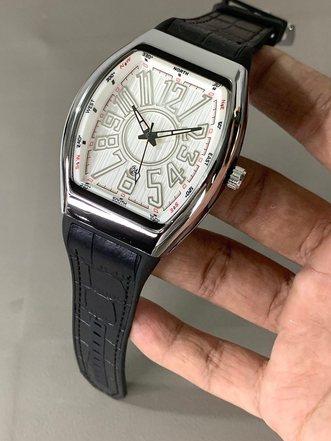 Frank Mullar Quartz 43mm Dial White Colour