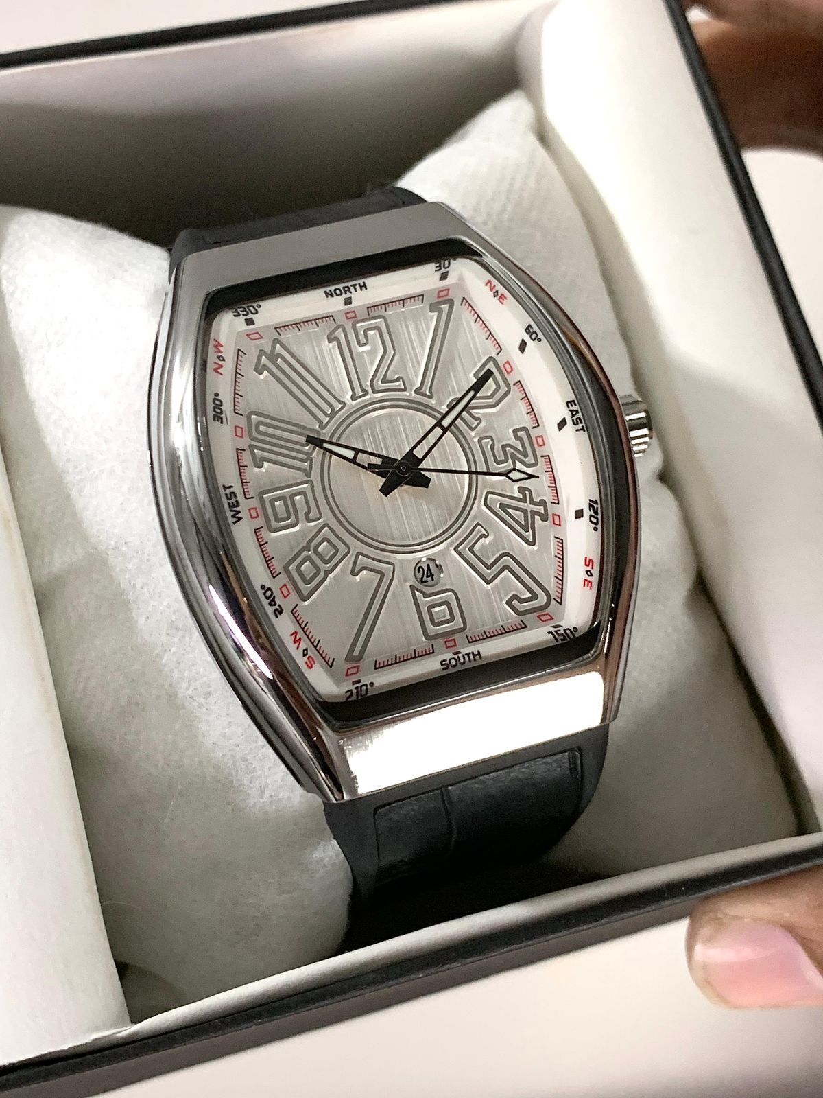 Frank Mullar Quartz 43mm Dial White Colour