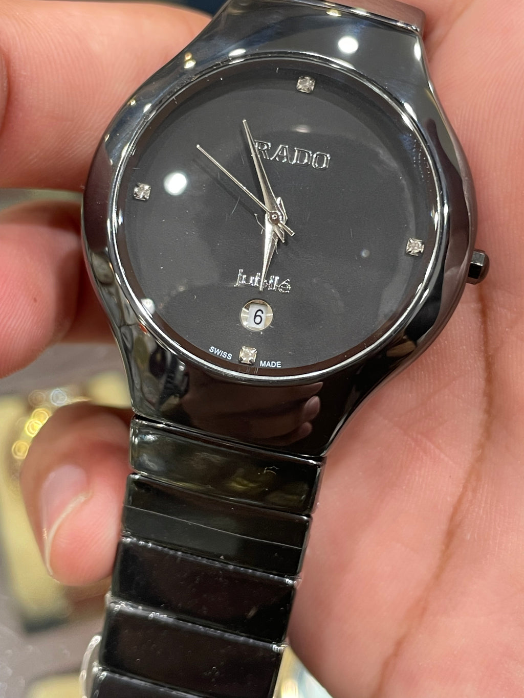 Rado Jubile Black Ceramic Stones Edition.