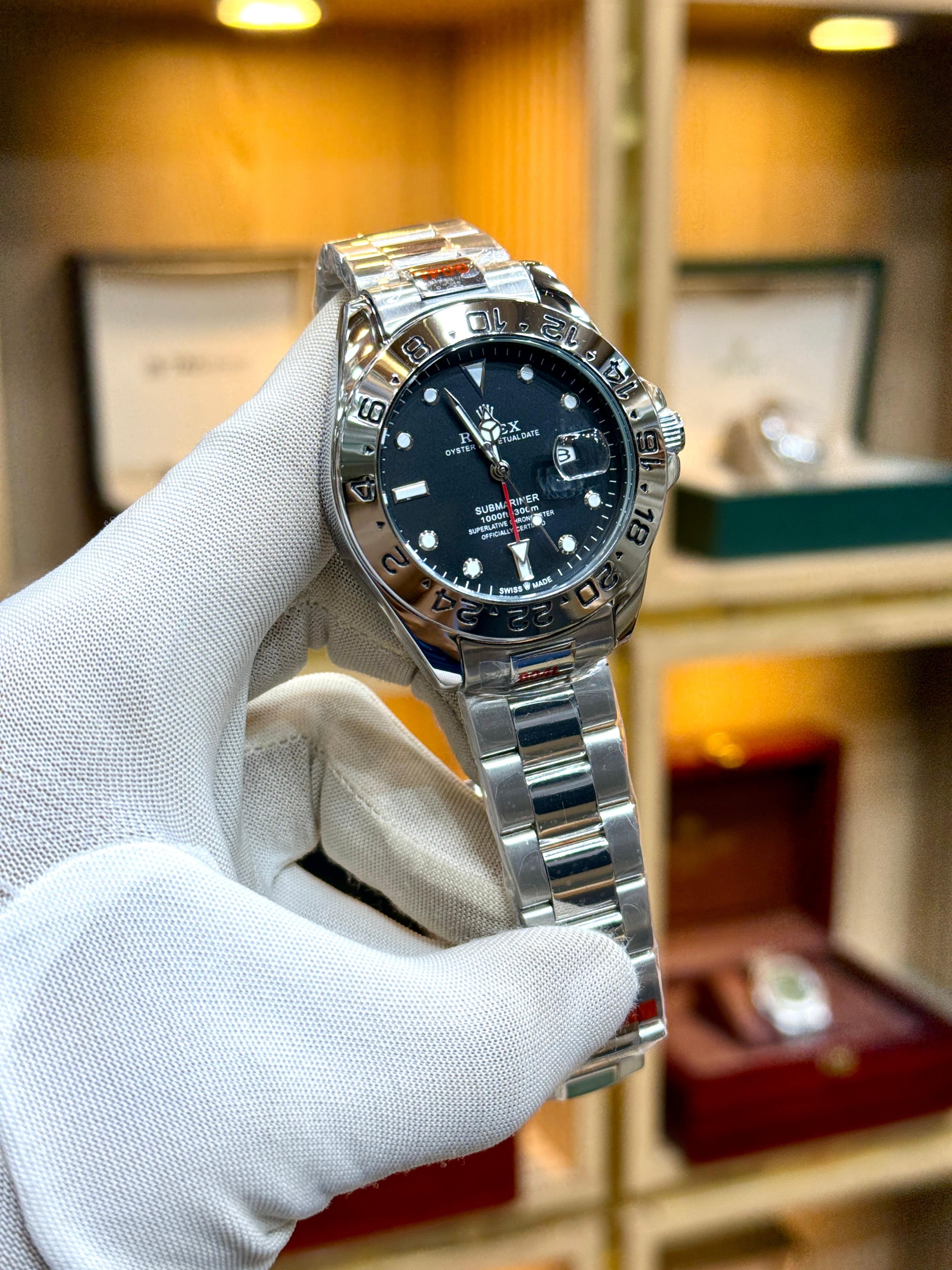 Rolex GMT Semi Auto (QUARTZ) Rotating Bazel (Royal Black)