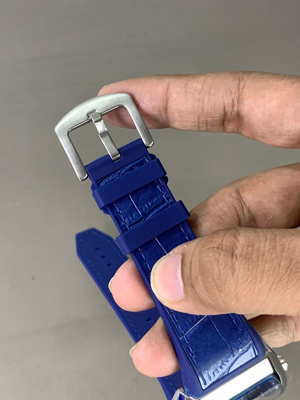 Frank Mullar Quartz 43mm Dial Royal Blue Colour