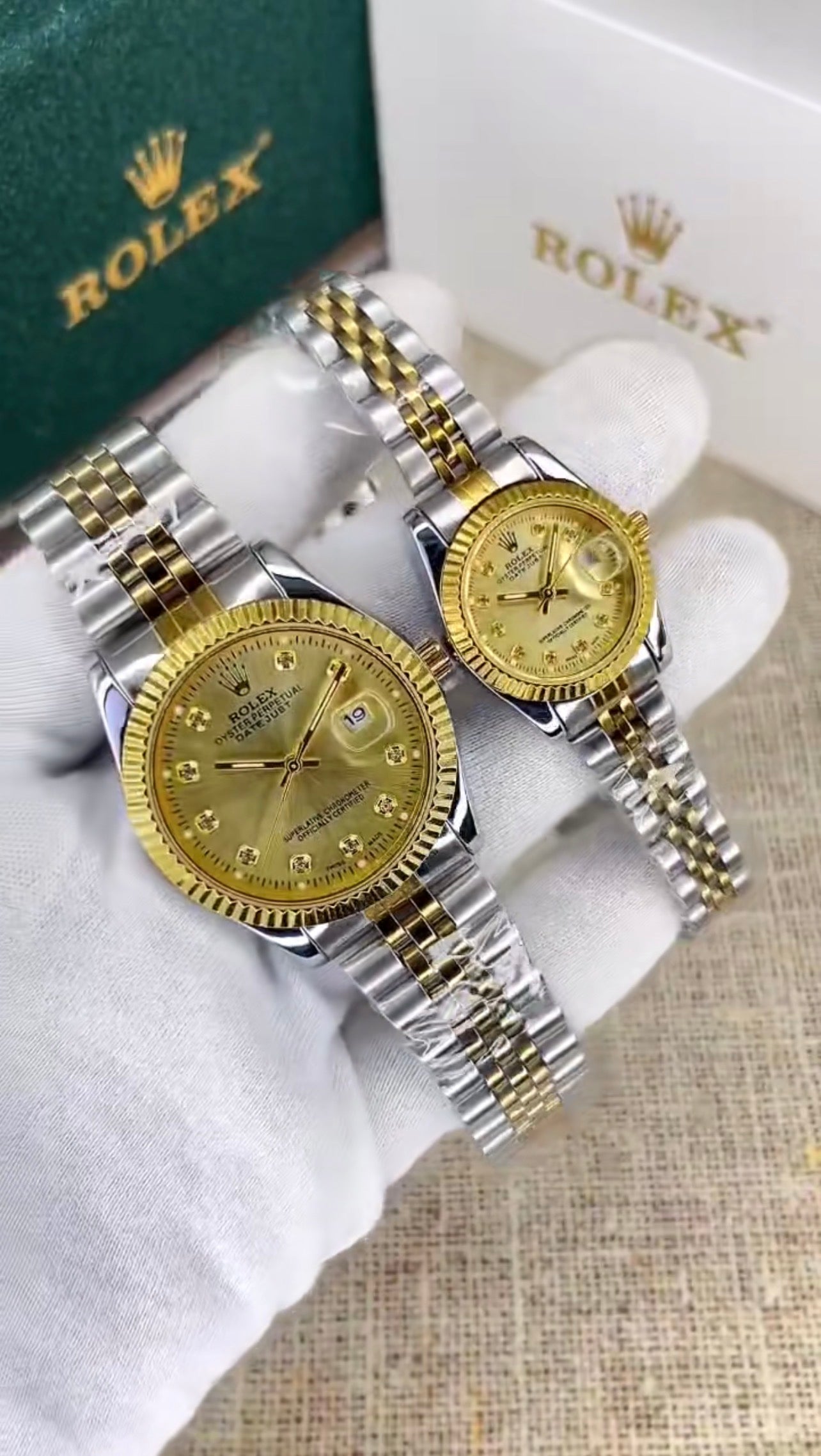 Rolex Date-Just Couple Edition In Japanese Quartz